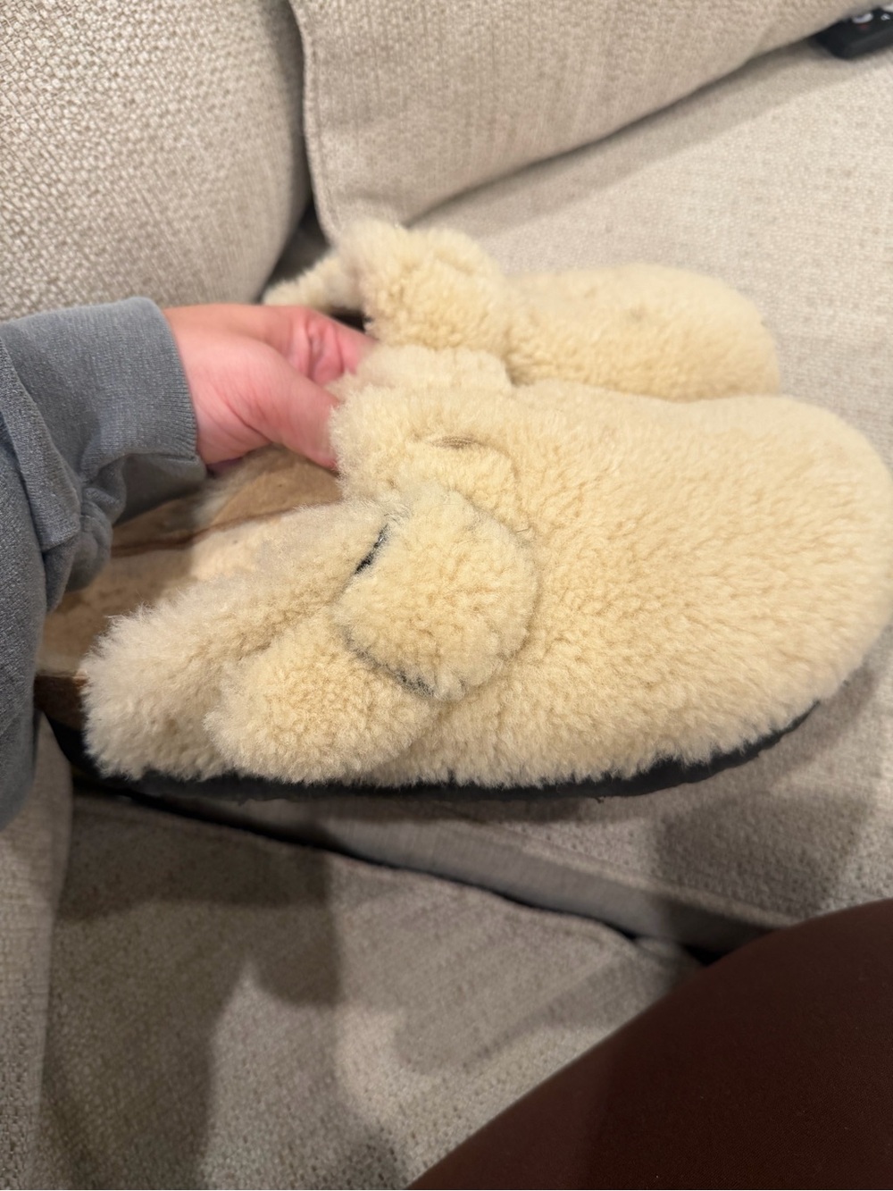 Shearling Boston Big Buckle Flex Platform Birkenstocks
